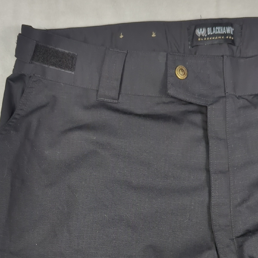Blackhawk Tactical Mens Modern Dress‎ Uniform Pants Ripstop Cargo Black Size 40